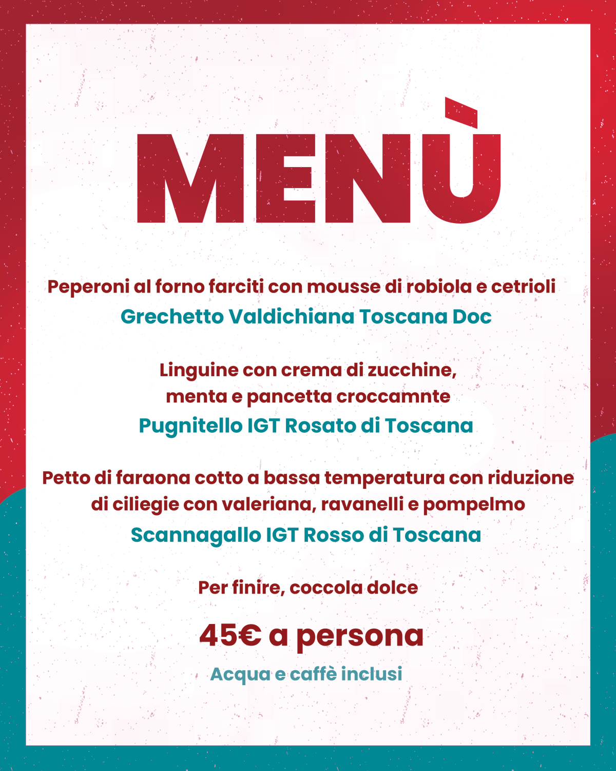 Wine Pairing - Fattoria Santa Vittoria