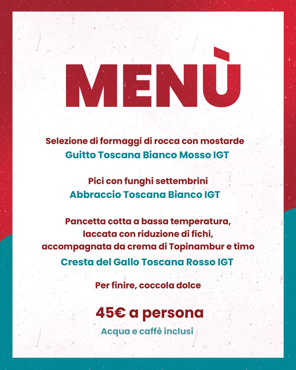 Wine Pairing - Cantina San Luciano
